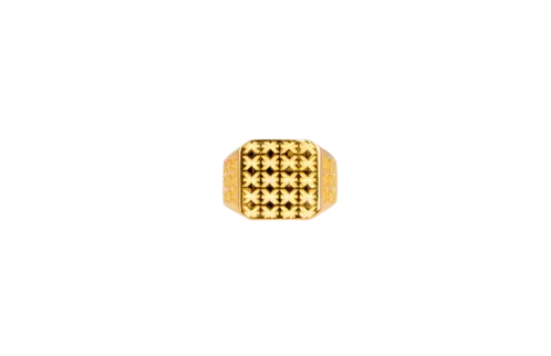 IX Octagon Logo Signet Ring