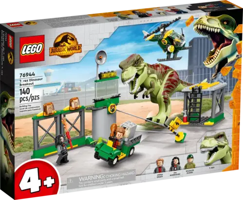 LEGO Jurassic World - T. Rex På Dinosaurflugt - LEGO - Legekammeraten.dk