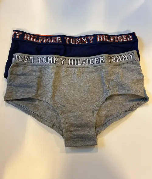 Tommy Hilfiger 2-Pak Trusser Shorty Navy/Grey - Legekammeraten.dk