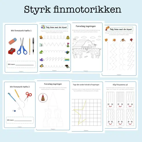 Styrk finmotorikken (Print selv)