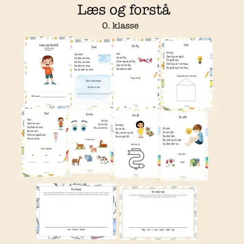 Læs og forstå - niveau A (Print selv)