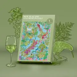 Water & Wines Wine Puzzle - New Zealand - Puslespil