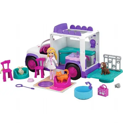 Polly Pocket Cuddle n Care Mobile Vet