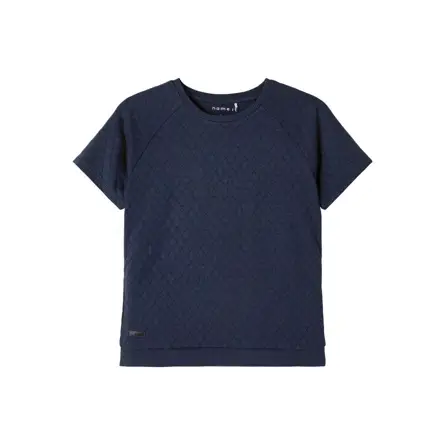 NAME IT Quiltet Tee Jannes Dark Sapphire