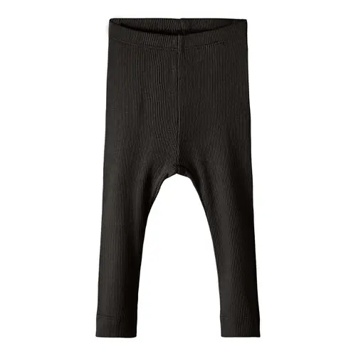 NAME IT Modal Rib Leggings Kab Black