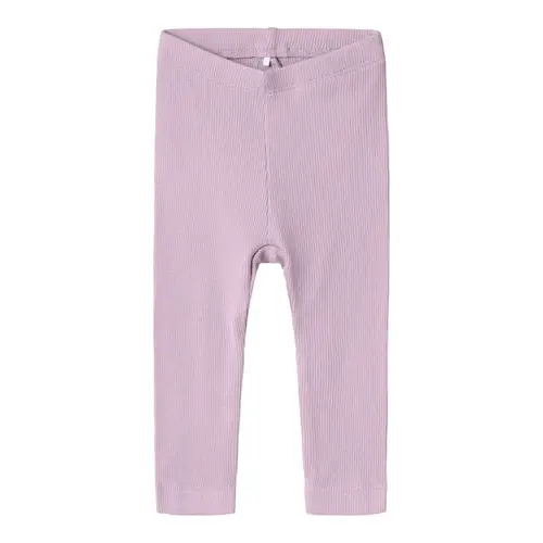 NAME IT Modal Rib Leggings Kab Winsome Orchid