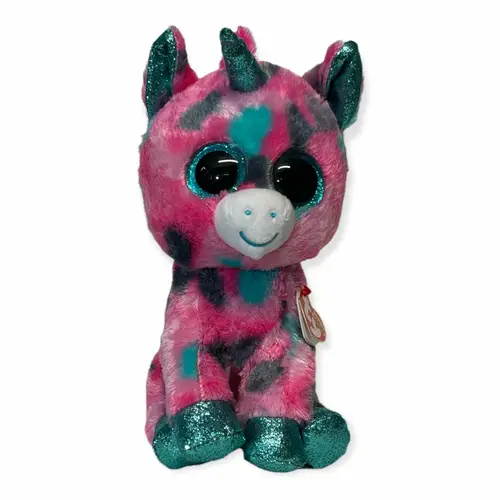 GUMBALL Enhjørning Pink/Aqua Ty Beanie Boos Medium