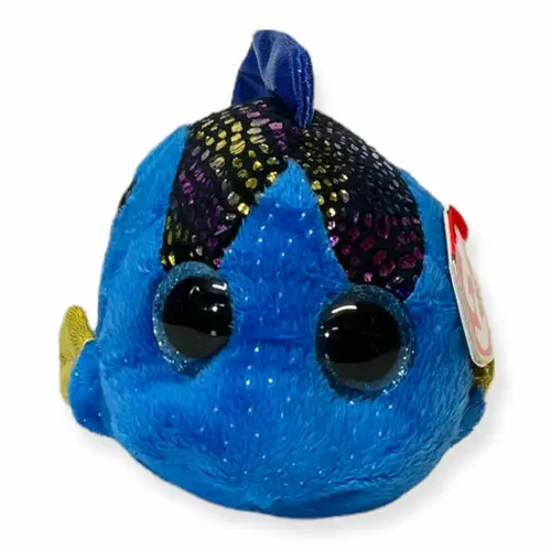 AQUA Blå Fisk Ty Beanie Boos Regular