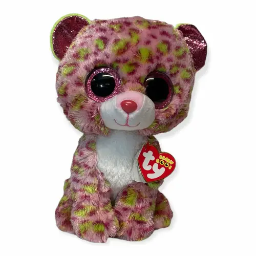 LAINEY Leopard Pink Ty Beanie Boos Medium