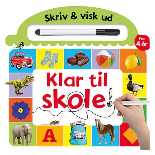 Skriv Og Visk Ud Klar Til Skole