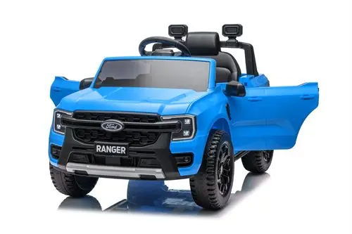 Ford Ranger Wildtrack 707 Blue 12V med gummihjul