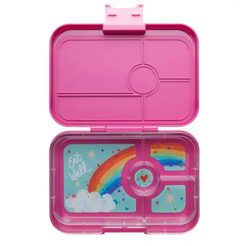 Yumbox Madkasse - Tapas XL - 4 rum - Mailbu Purple/Rainbow