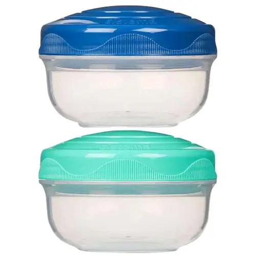 Sistema Snackboks - Portion Pod - 2-Pak - 210ml - Ocean Blue/Minty Teal