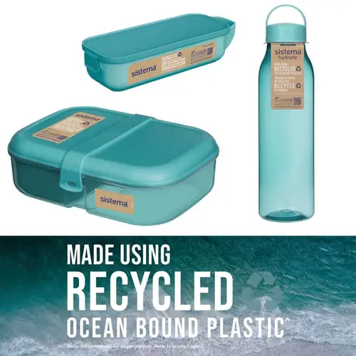 Sistema Ocean Bound Madpakke Sampak 8 - Teal Stone