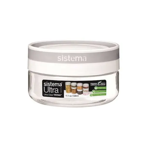 Sistema Madopbevaring - Tritan Ultra - Round - 330ml - Hvid