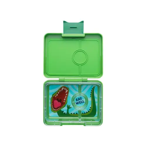 Yumbox Madkasse - Minisnack - 3 rum - Jurassic Green/Dinosaur