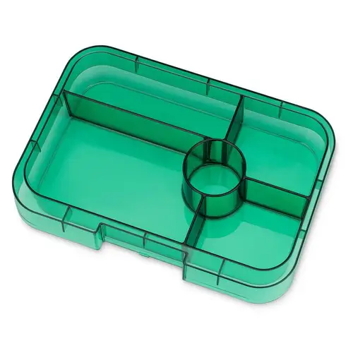 Yumbox Indsatsbakke - Tapas Tray - 5 rum - Clear Green