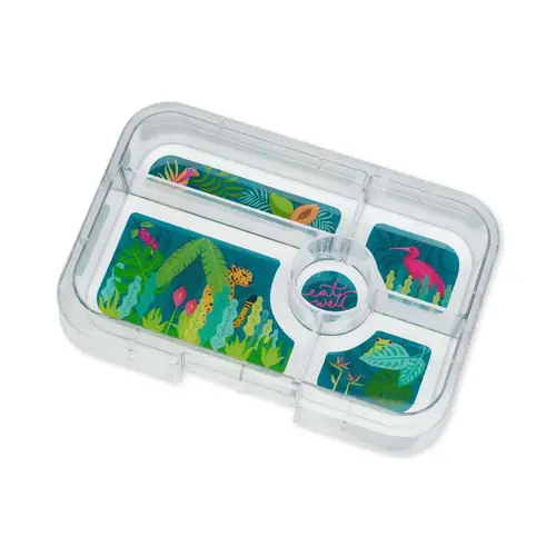 Yumbox Indsatsbakke - Tapas Tray - 5 rum - Jungle Pastel