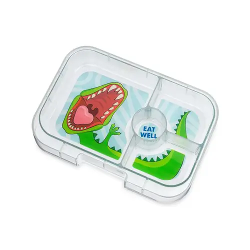 Yumbox Indsatsbakke - Panino Tray - 4 rum - Dinosaur