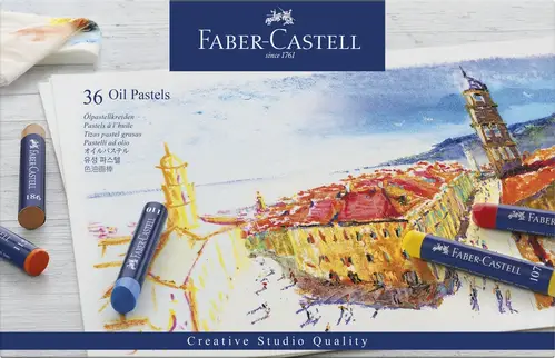 Kridt oliepastel Faber-Castell 36 stk