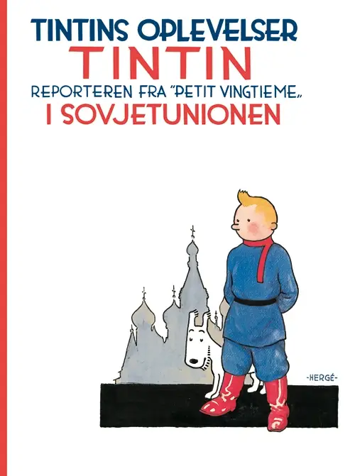 Tintin i Sovjetunionen  softcover sort/hvid