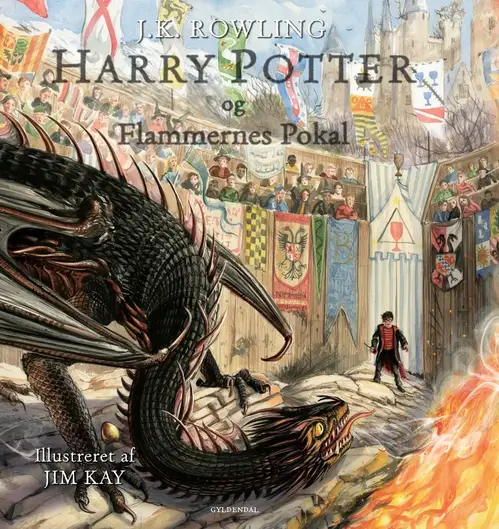 Harry Potter 4 - Harry Potter og Flammernes Pokal - illustreret