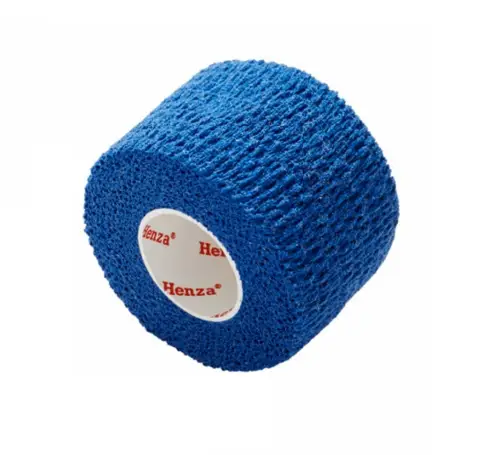 Henza® Flexible Sports Bandage - BLÅ - 5,0 cm x 4,5 m