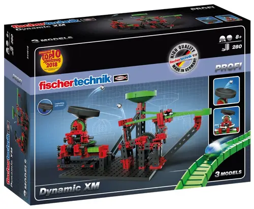 Fischertechnik Profi Dynamic XM Kuglebane (280 dele)