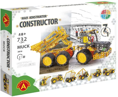 Constructor Pro Muck 7-i-1 Metal Konstruktionsbyggesæt