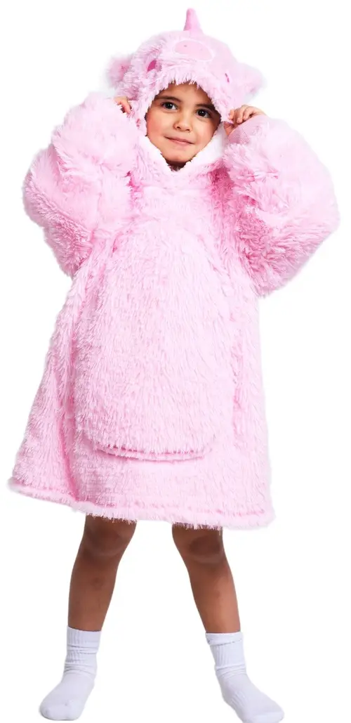 Noxxiez Cuddle Hoodiez - Unicorn,  Small (3-6 år)