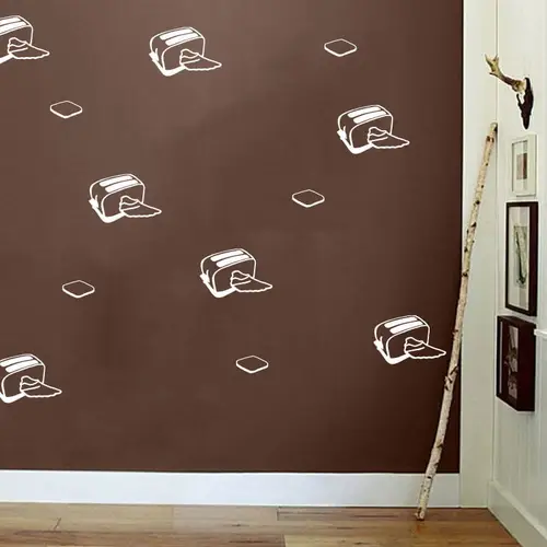 Flyvende Brødristere - Wallsticker