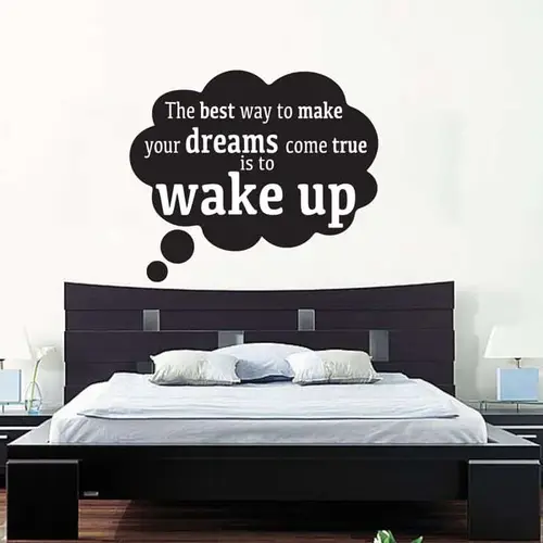 Wake Up - Wallsticker