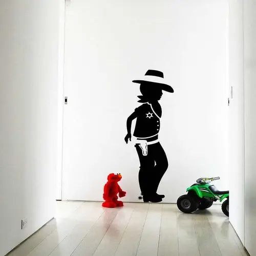 Cowboy Dreng - Wallsticker