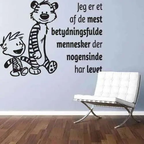 Mest Betydningsfulde Mennesker - Wallsticker