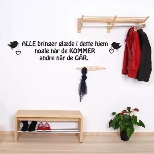 Alle Bringer Glæde - Wallsticker