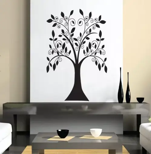 Elegant Træ - Wallsticker