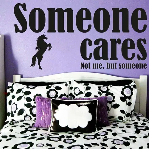 Someone Cares - Wallsticker