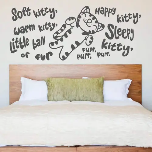 Soft Kitty - Wallsticker