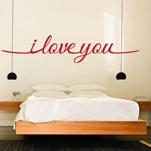 I Love You - Wallsticker