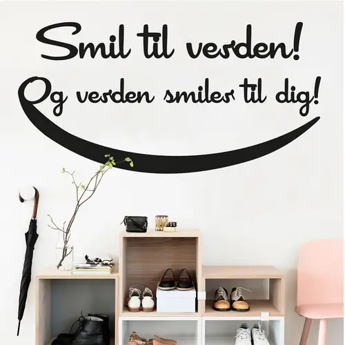 Smil - Wallsticker