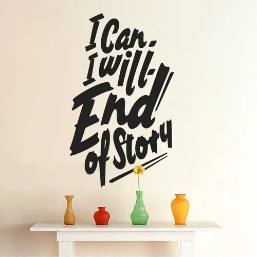 I Can, I Will - Wallsticker