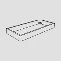 Module 1, High base, Oiled, Depth 36 cm