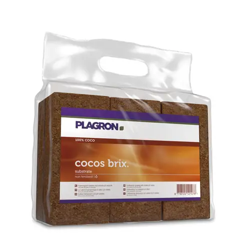 Kokosmuld - Plagron Cocos Brix 6x9L - Coco Coir