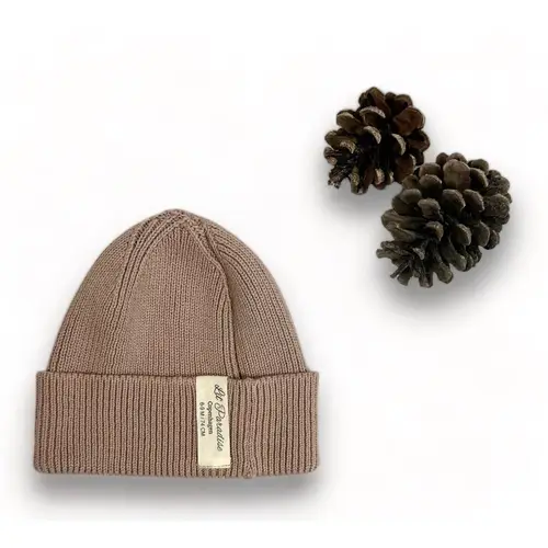 Brownie beanie - Brown / 6-9m - 74cm