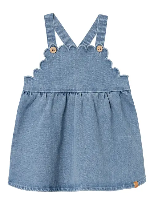 Lil Atelier Okaja Denim Dress -  Medium Blue Denim - 56 cm