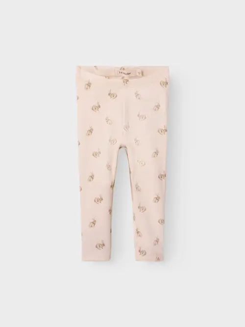 Lil Atelier Lavo Emo Leggings - Turtledove/Rabbit - 56 cm