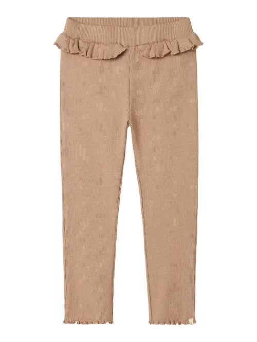 Lil Atelier Sophia Sim Pants - Rugby Tan - 92 cm