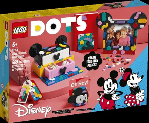 Mickey Mouse og Minnie Mouse skolestart-projektæske - 41964 - LEGO DOTS