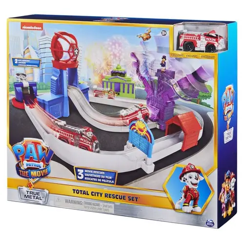 Paw Patrol Movie True Metal City Rescue Playset - Paw Patrol