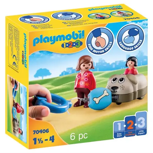 Min trækhund - PL70406 - PLAYMOBIL 1.2.3